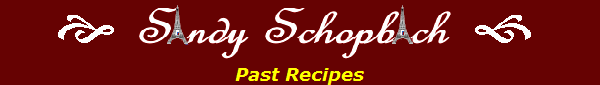 Past Recipes Past Recipes